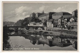 Weilburg - S/w Schloß Mit Brücke - Weilburg