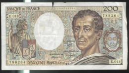 Billet De 200 Francs France Montesquieu 1982 - 200 F 1981-1994 ''Montesquieu''