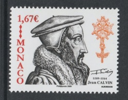 MONACO 2009 Jean Calvin: Single Stamp UM/MNH - Theologians