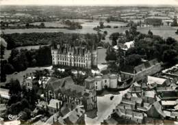 CHALLAIN LA POTHERIE  VUE GENERALE AERIENNE SUR L'EGLISE ET LE CHATEAU - Other & Unclassified