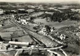 AUMONT AUBRAC QUARTIER DE LA GARE VUE GENERALE AERIENNE - Aumont Aubrac