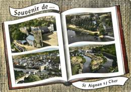 SAINT AIGNAN SUR CHER CARTE MULTIVUES - Saint Aignan
