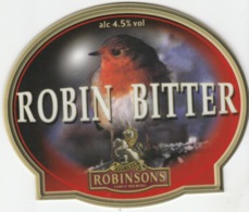 ROBINSONS BREWERY (STOCKPORT, ENGLAND) - ROBIN BITTER - PUMP CLIP FRONT - Insegne