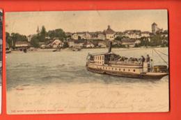 KAA-20 Morat Murten  Schiff Pionier, Gelaufen In 1902,  Briefmarke Fehlt. - Murten