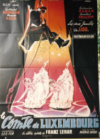 "Le Comte De Luxembourg" G. Riedmann, Renate Holm...1957 - Affiche 120x160 - TTB - Manifesti & Poster