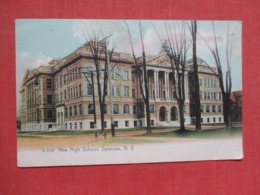 Rotograph  New High School   Syracuse  New York  ---- Ref-- 3698 - Syracuse