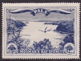 Australia 1920's PALS Label NSW No Gum - Cinderella