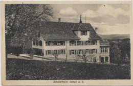 SUISSE . ZÜRICH . OETWIL . Schülerheim , école , édit : W Schlaepfer Männedorf , écrite En 1917 , état Extra - ZH Zurich