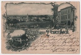 CPA Gruss Aus Peuerbach Gasthaus Eichinger Freihof Staindlbach 1898 - Other & Unclassified