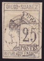 Diego-Suarez N° 9 Oblitéré - Voir Verso & Descriptif - - Used Stamps