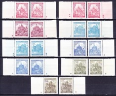 Boheme Et Moravie 1941 Mi 68-72 (Yv 50-5), (MNH)** Bdf Avec Etoile (stern) - Unused Stamps