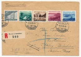 SUISSE - Enveloppe Rec. Depuis Berne - Affranchissement Série Pro Patria 1955 - Brieven En Documenten