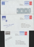 Lot De 3 Enveloppes PAP - Neuf ** - N° 3734A  Marianne De Lamouche - Philaposte - Voir Les 2 Scannes Et Les Détails - Prêts-à-poster: Réponse /Lamouche