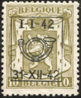 COB  Typo  477 - Typo Precancels 1936-51 (Small Seal Of The State)