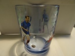 Verre Collection Nutella Football Zidane, Trézeguet, Sagnol - Nutella