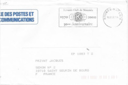 Nelle Calédonie Nouméa-Magenta 16.01.01 Flamme Illustrée =o "Kiwanis Club De Nouméa 1970 2000 30e Anniversaire - Cartas & Documentos