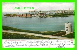 KINGSTON, ONTARIO - VIEW OF KINGSTON FRON FORT HENRY - TRAVEL IN 1908 -  A. L. MERRILL - UNDIVIDED BACK - - Kingston