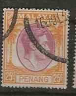 Malaysia - Penang, 1949, SG 16, Used - Penang