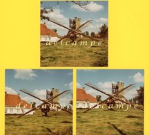 GISTEL (W.-Vl.) - Molen/moulin - Drie Foto's Van De Oostmolen, Daags Na De Brand In September 1977 - Lieux
