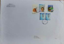 2011 SAN MARINO Dogana - Marvelli € 1,80 FIFA World Cup € 2,20  -  Used Stamps On Cover To Italy - Lettres & Documents