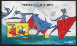 SIERRA LEONE  BF 996   * *   ( Cote  22e ) Cup 2018  Football Soccer Fussball - 2018 – Rusia
