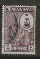 Malaysia - Penang, 1960, SG 60, Used - Penang