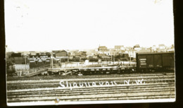 CANADA SHAUNAVON  EN 1922    PHOTO CARTE LA GARE - Sonstige & Ohne Zuordnung