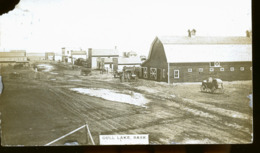 CANADA SHAUNAVON  EN 1922    PHOTO CARTE CONSTRUTION GULL LAKE SASK - Altri & Non Classificati