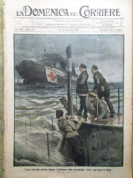 La Domenica Del Corriere 20 Gennaio 1918 WW1 Bombe Padova Adamello Rewa Bristol - War 1914-18