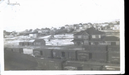 CANADA SHAUNAVON  EN 1922    PHOTO CARTE LA GARE - Autres & Non Classés