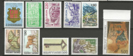 LOT ANDORRE ANNEE 1987 NEUF** LUXE SANS CHARNIERE / MNH / - Volledige Jaargang