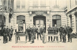 Delcampe - SAPEURS POMPIERS DE LA VILLE DE PARIS -  La Théorie Sur Le Bâtiment. - Feuerwehr