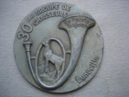 MEDAILLE 30EME GROUPE DE CHASSEURS LUNEVILLE - Francia