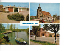 60 THOUROTTE N° 12-479 /Multivues : La Gare, N.D. De La Nativité, Bords De L'Oise Et Piscine, Ecole Mat./CPM Datée 1988 - Thourotte
