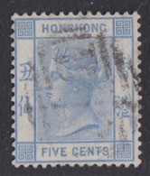 Hong Kong - 1880 - 5c Yv.30 - Used - Nuovi