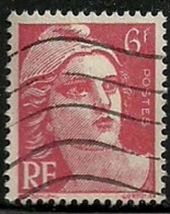 France 1945 / 47 - Variété Mèches Croisées - Marianne De Gandon - 721Ac Oblitéré - Used Stamps