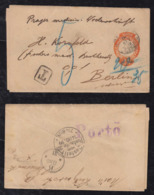 Brazil Brasil 1899 Wrapper SAO PAULO To BERLIN Germany With Tax Postage Due - Brieven En Documenten