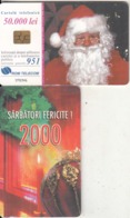 ROMANIA - Christmas 2000, Chip GEM3.3, 12/00, Used - Rumänien