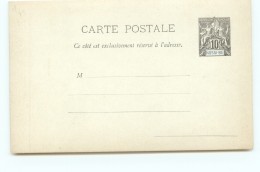 Entier  Carte Postale Groupe 10 Cent. Neuve - Briefe U. Dokumente