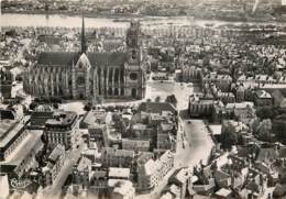 ORLEANS LA CATHEDRALE  VUE GENERALE AERIENNE - Orleans