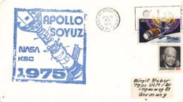 Unite States 1975 USA Apollo And USSR Soyuz Spacecraft Program Commemorative Cover - North  America