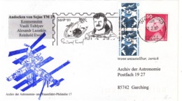Germany 1997 MIR Space Station Commemorative Cover - Amérique Du Nord