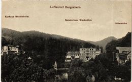 CPA AK Bad Bergzabern - Kurhaus Westenhofer - Sanatorium GERMANY (914015) - Bad Bergzabern