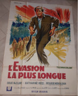 L'EVASION LA PLUS LONGUE  D. MClure, K. Ross...1967 - 120x160 - TTB - Plakate & Poster