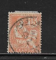 ALEXANDRIE  ( ALEX - 4 )   1902 N° YVERT ET TELLIER  N° 25 - Used Stamps