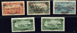 Alaouites  Ob  N° 35 - 37 à 40 - Used Stamps