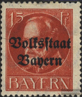 Bavaria 120II A Unmounted Mint / Never Hinged 1919 King Ludwig With Print - Bavaria