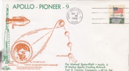 USA 1968  Apollo And Pioneer-9 Commemorative Cover - North  America