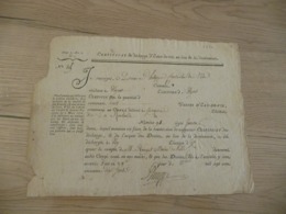 Certificat De Décharge D'eaux De Vie 1770 Niort à La Rochelle - Trasporti