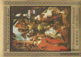 Cuba Block53 (complete Issue) Unmounted Mint / Never Hinged 1977 400. Birthday Rubens - Nuovi